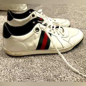 White Gucci Ace Size 13